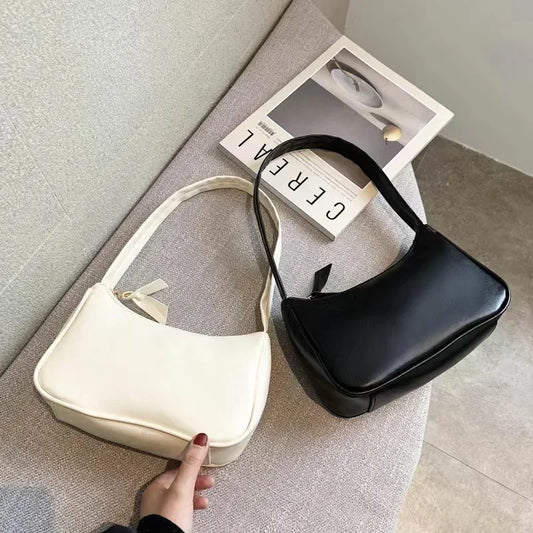 New Retro Soft PU Leather Women Shoulder Underarm Bags