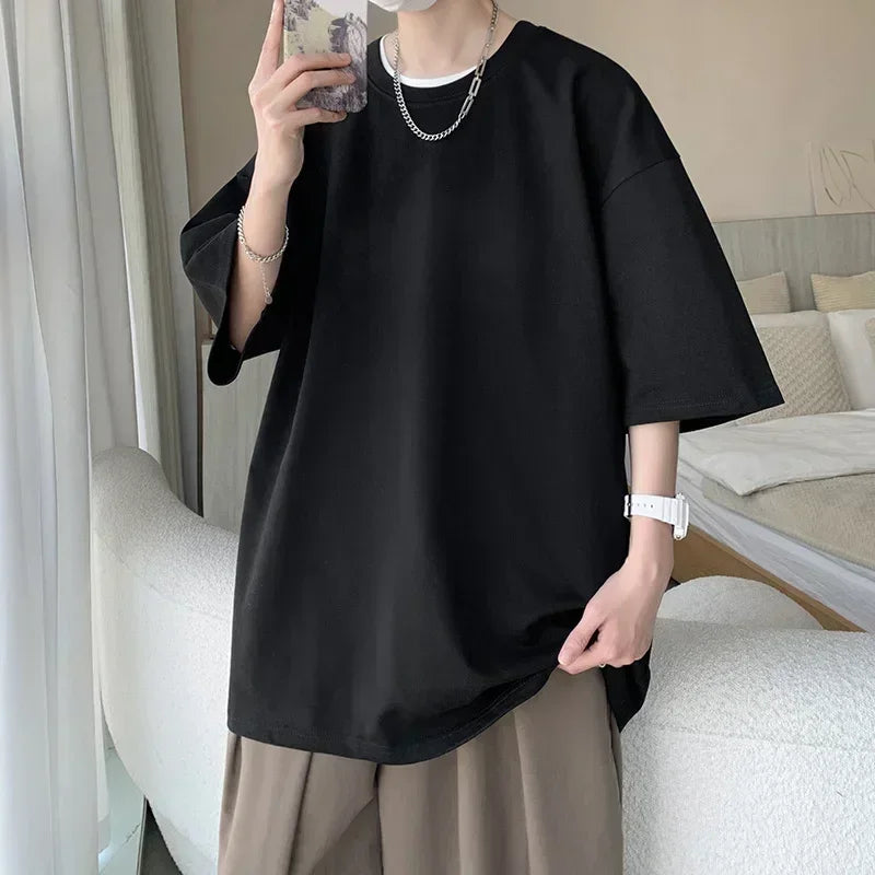 Men's Cotton T-shirts Oversized