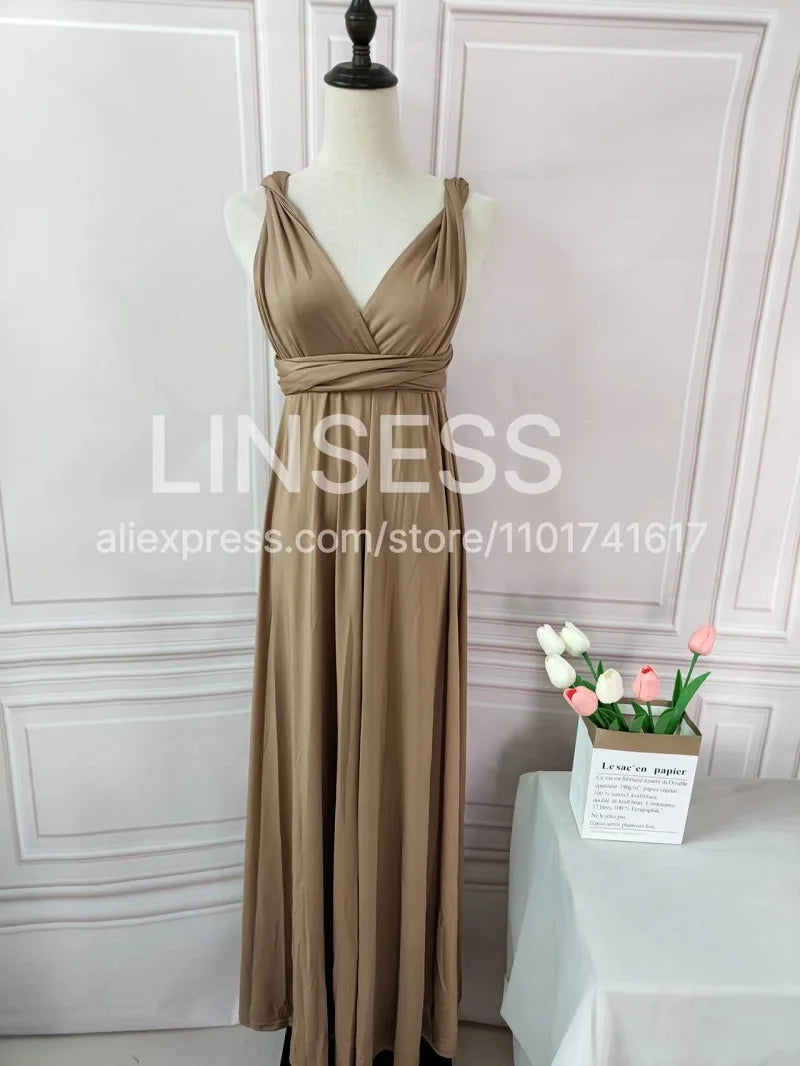 Multiway Maxi Dress Bridesmaid Dress Infinity Cocktail Dress