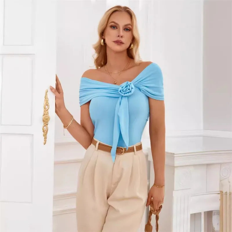 Off Shoulder Sexy Shirt Women
