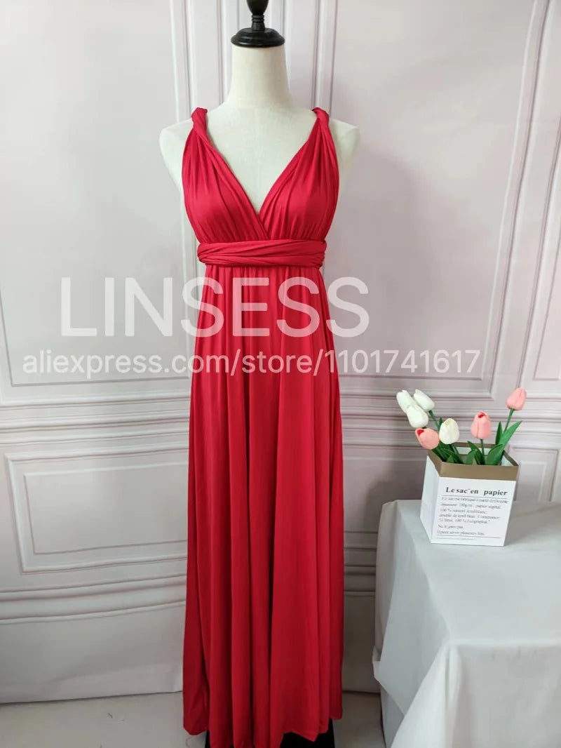 Multiway Maxi Dress Bridesmaid Dress Infinity Cocktail Dress