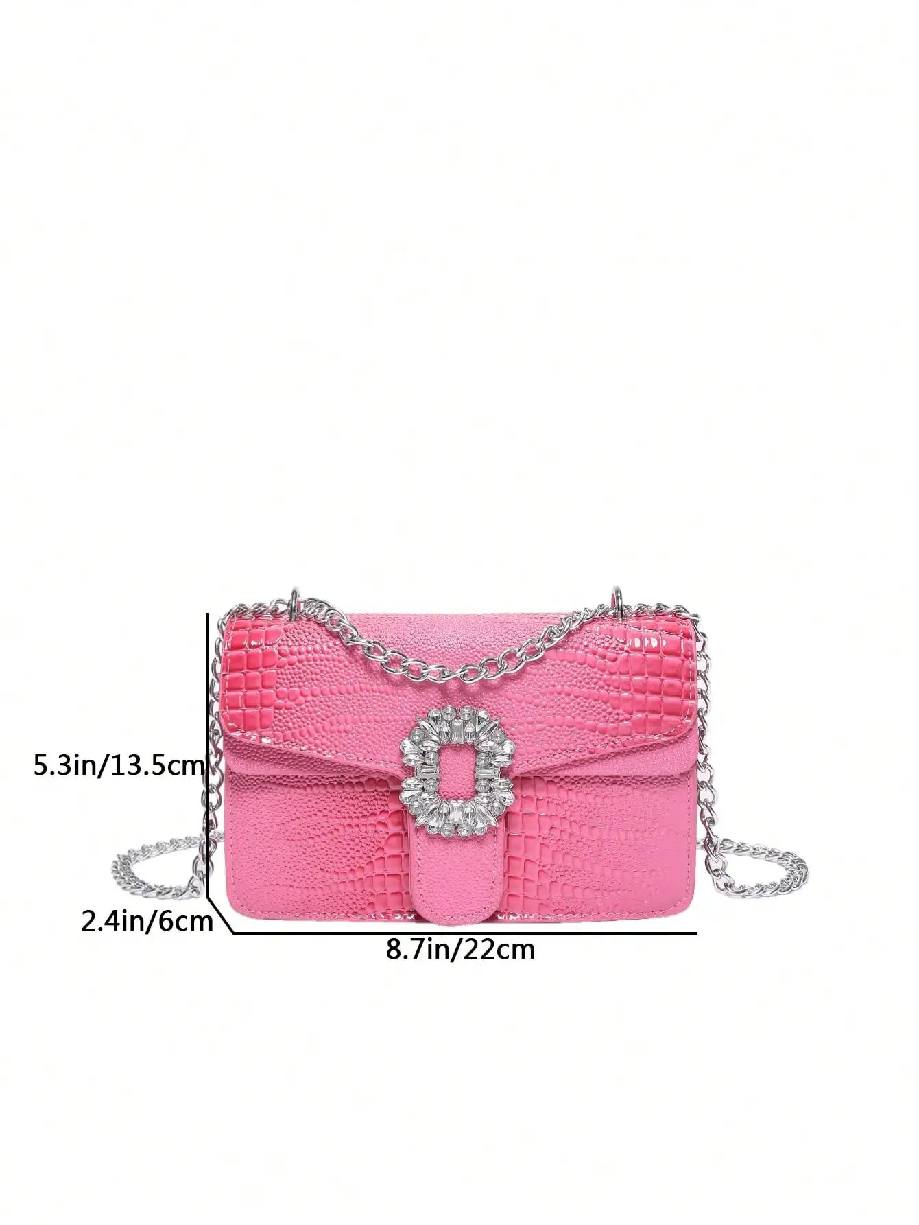 Crocodile Embossed Shoulder Bags