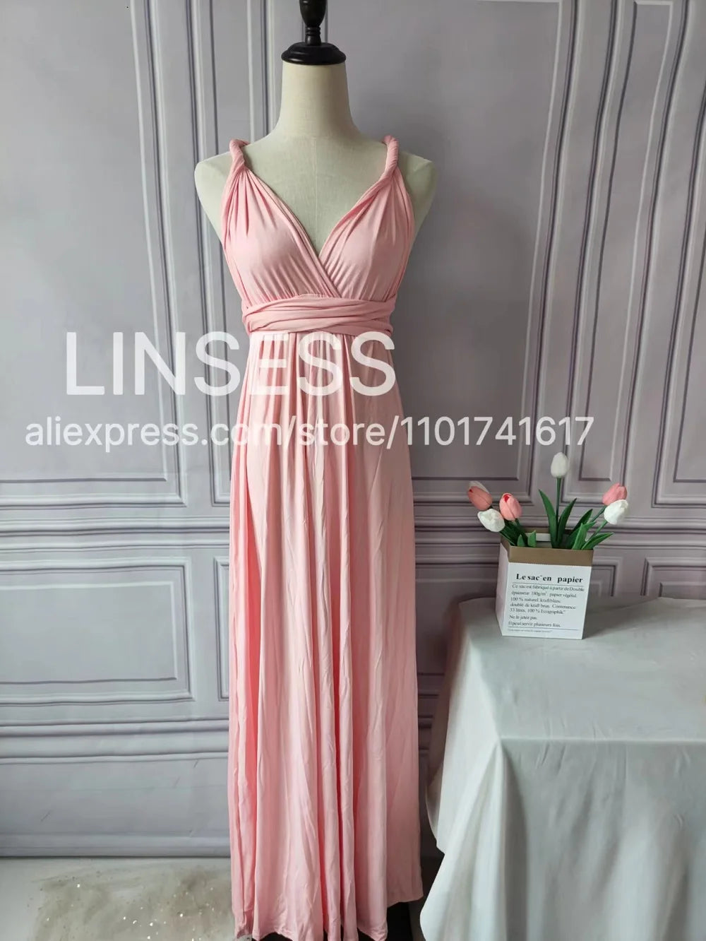 Multiway Maxi Dress Bridesmaid Dress Infinity Cocktail Dress
