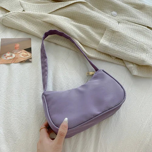New Retro Soft PU Leather Women Shoulder Underarm Bags