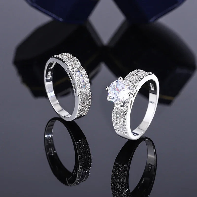 Fashion Women's Two-piece Ring