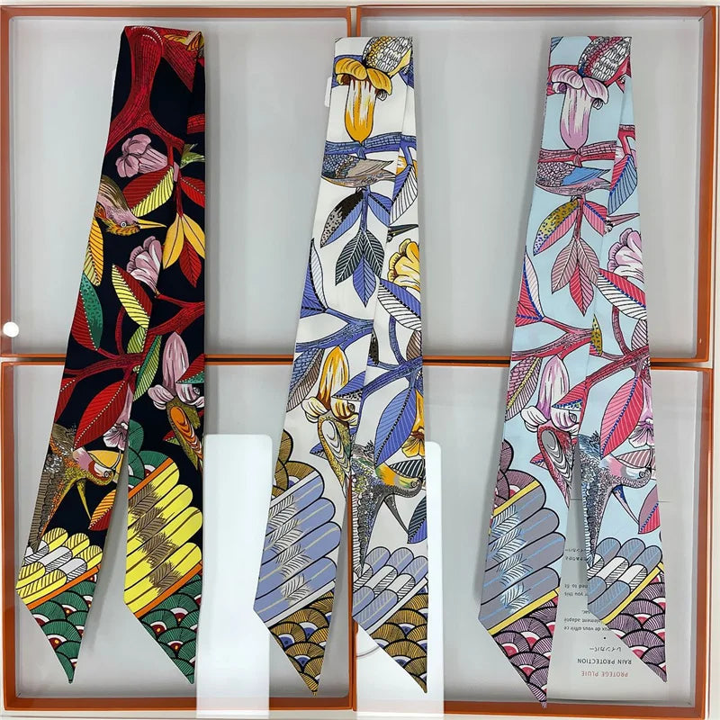 100% Silk High Quality Luxury Brand Scarf Women