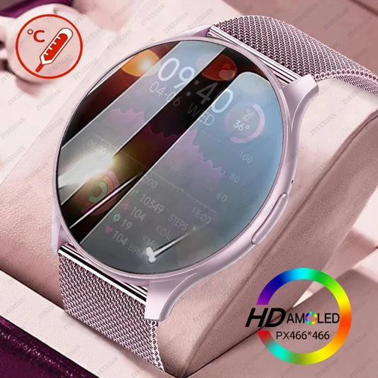 2025 New For Xiaomi Huawei 1.43 inches Bluetooth Call Smartwatch Women Men