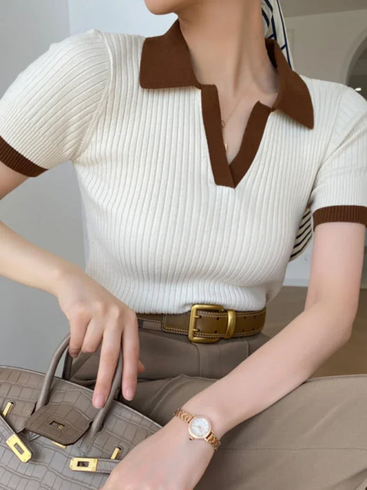 T-shirt Polo Collar