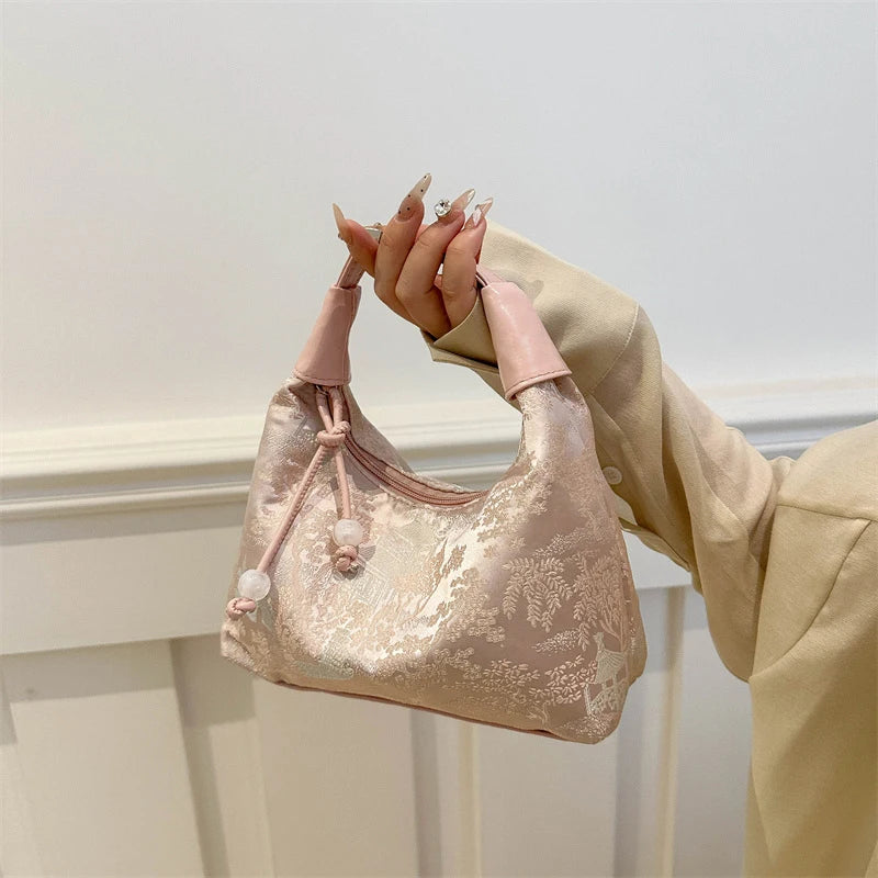 2025  Chinese Style Fine Embroidery Ladies Handbags