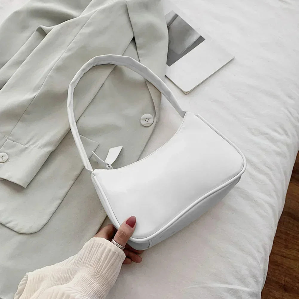 New Retro Soft PU Leather Women Shoulder Underarm Bags
