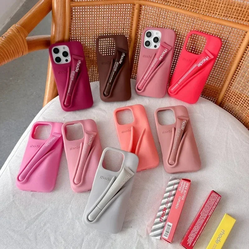 Luxury Rhode Lipstick Holder Silicone Case.