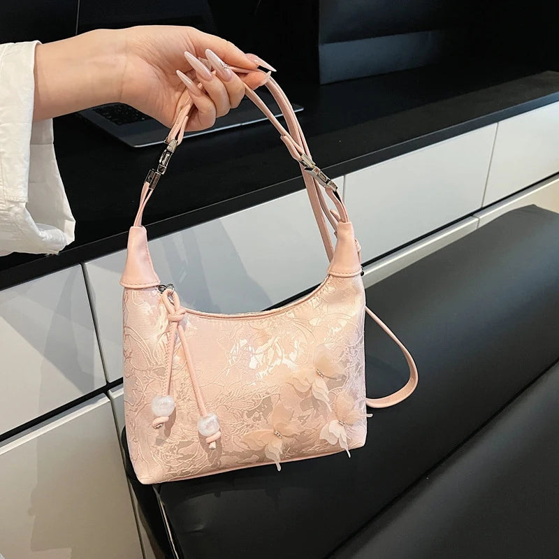 2025  Chinese Style Fine Embroidery Ladies Handbags