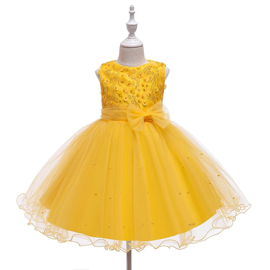 Children's Formal dress ;girl’s wedding dress  Princess Puffy dress