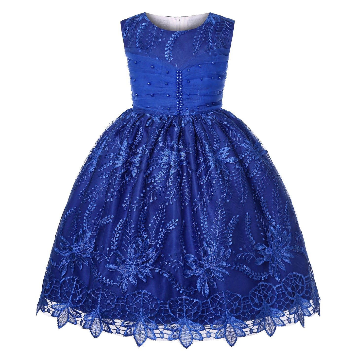 Girls' Gauze Pompadour Dress