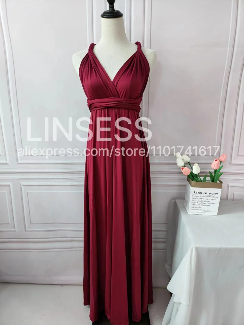 Multiway Maxi Dress Bridesmaid Dress Infinity Cocktail Dress