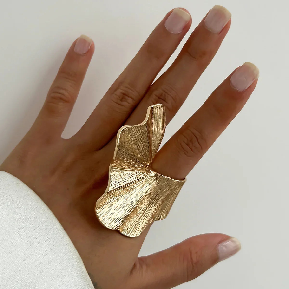 Ginkgo Leaf Ring