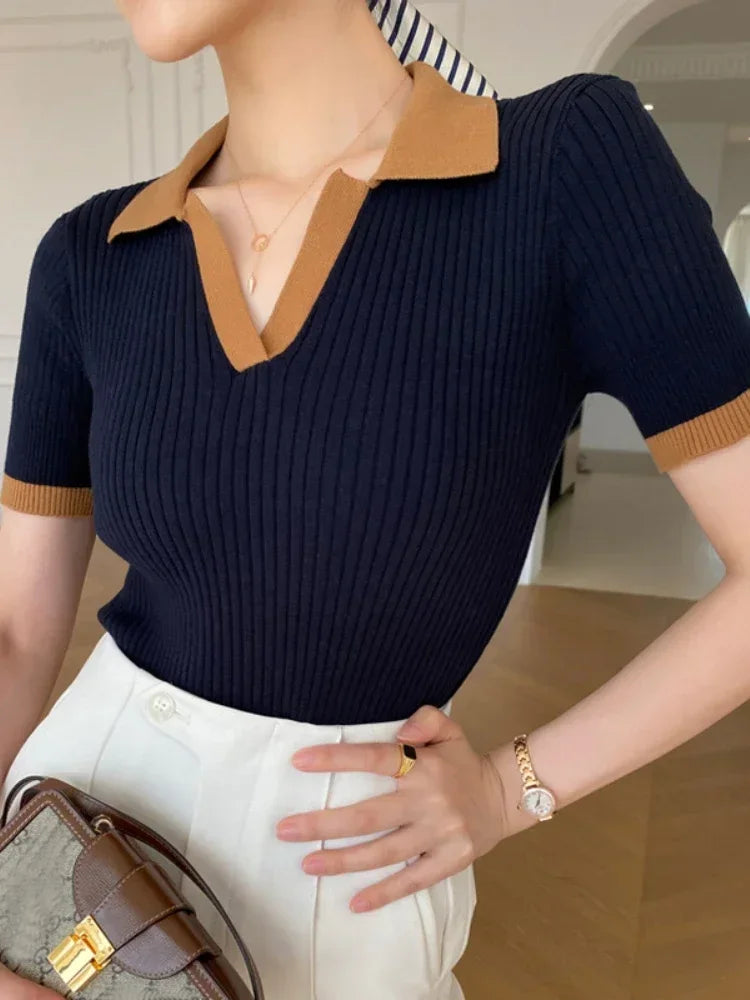 T-shirt Polo Collar