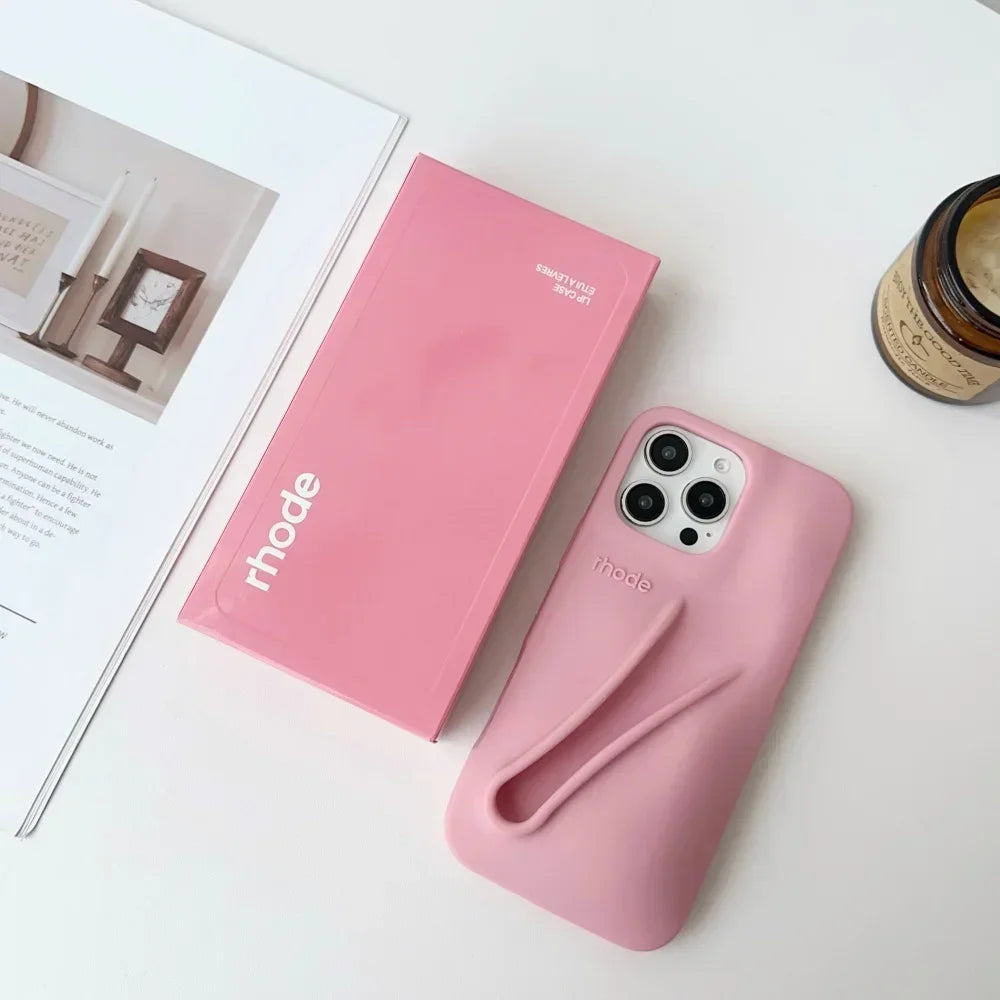 Luxury Rhode Lipstick Holder Silicone Case.