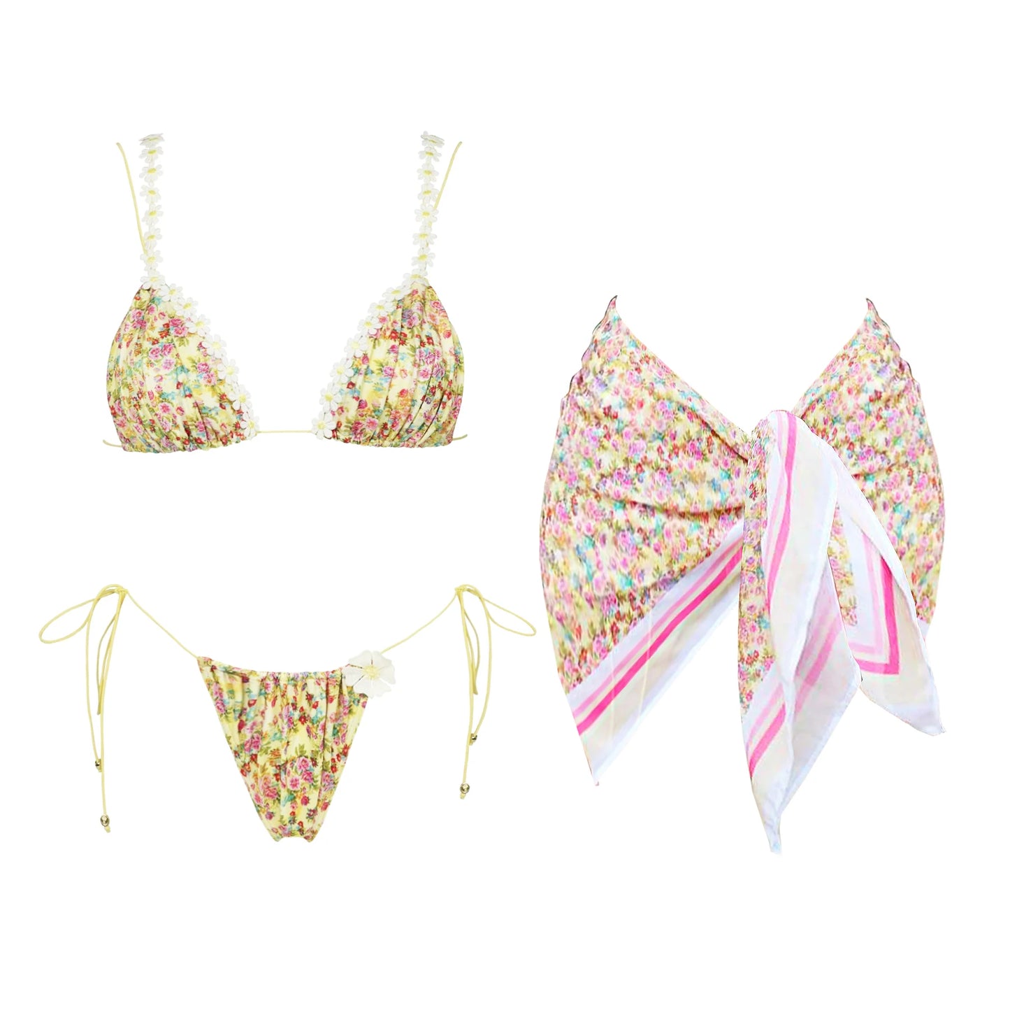 Shiny Diamond Bikini Set Sexy