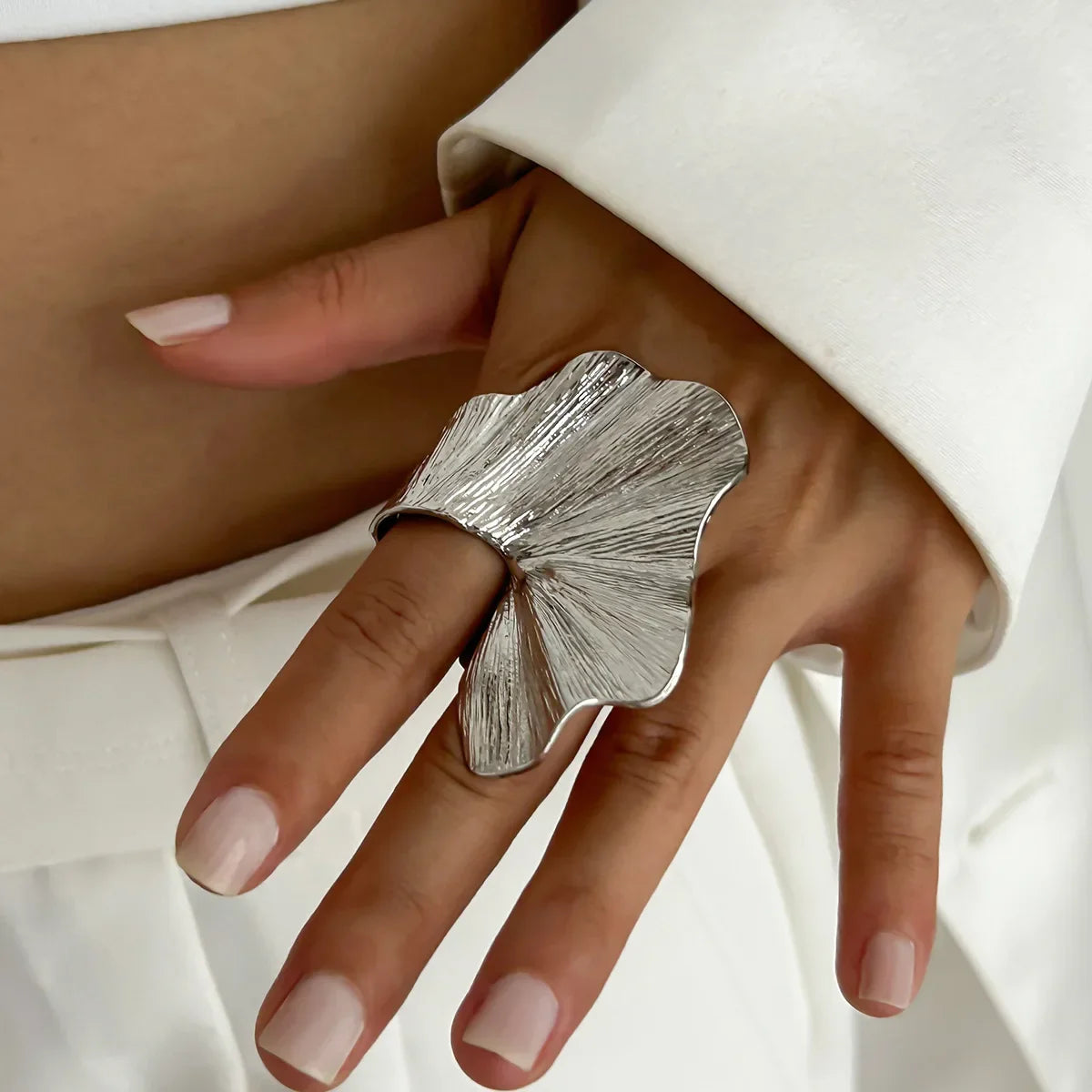 Ginkgo Leaf Ring