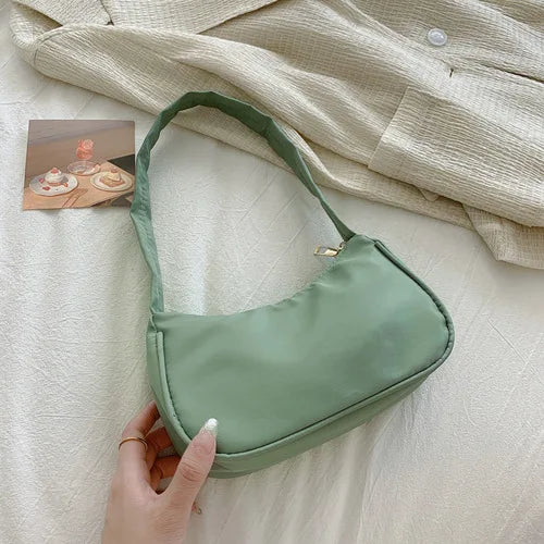 New Retro Soft PU Leather Women Shoulder Underarm Bags