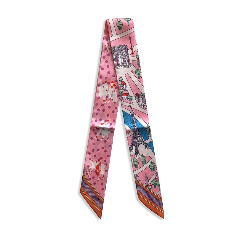 Small Silk Scarves, Silk Tied Bags, Scarves, Handles, Scarves,