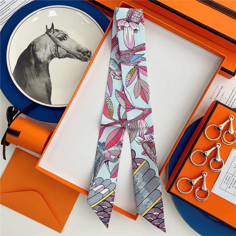 100% Silk High Quality Luxury Brand Scarf Women