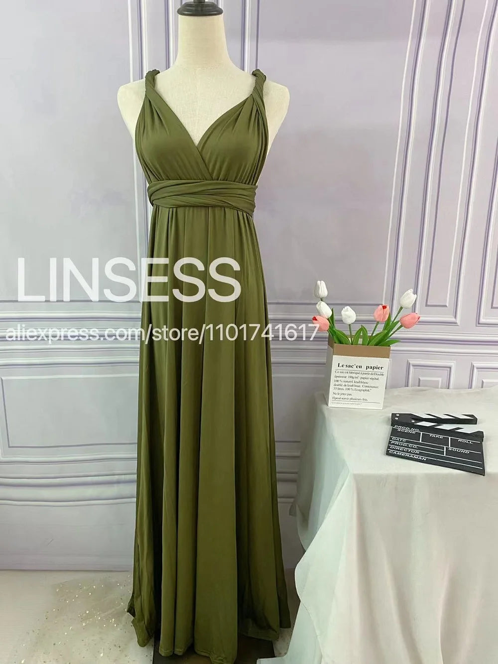Multiway Maxi Dress Bridesmaid Dress Infinity Cocktail Dress
