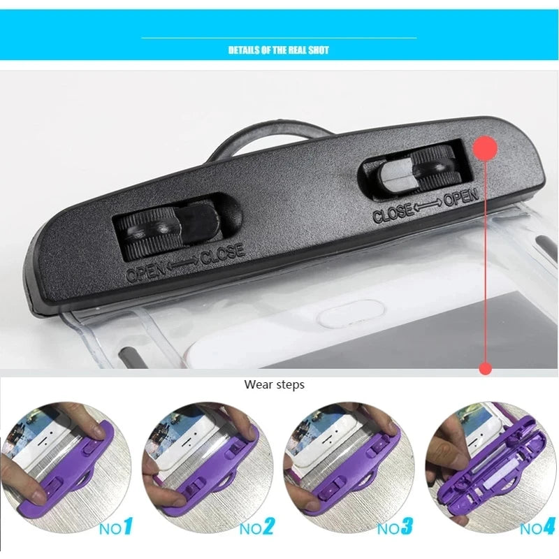 IP68 Universal Waterproof Phone Cases Bag.